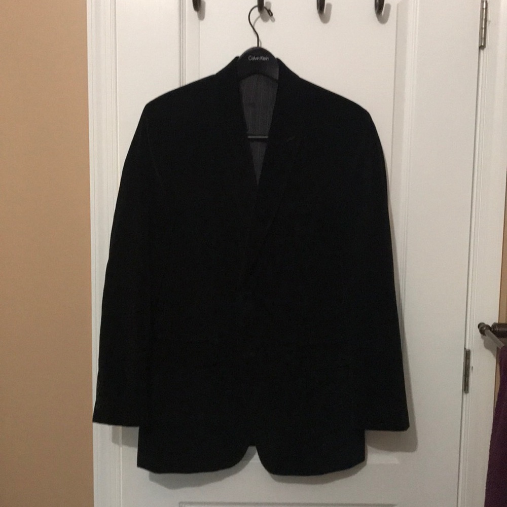 Calvin Klein men’s blazer black corduroy 40L